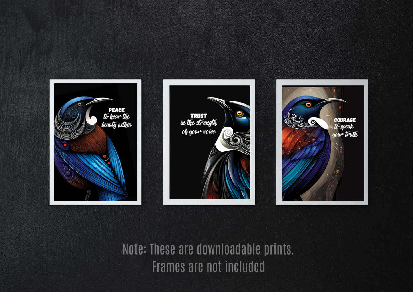 Trio of Tūī (Digital Download)