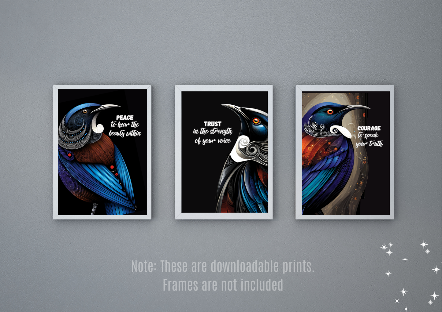 Trio of Tūī (Digital Download)