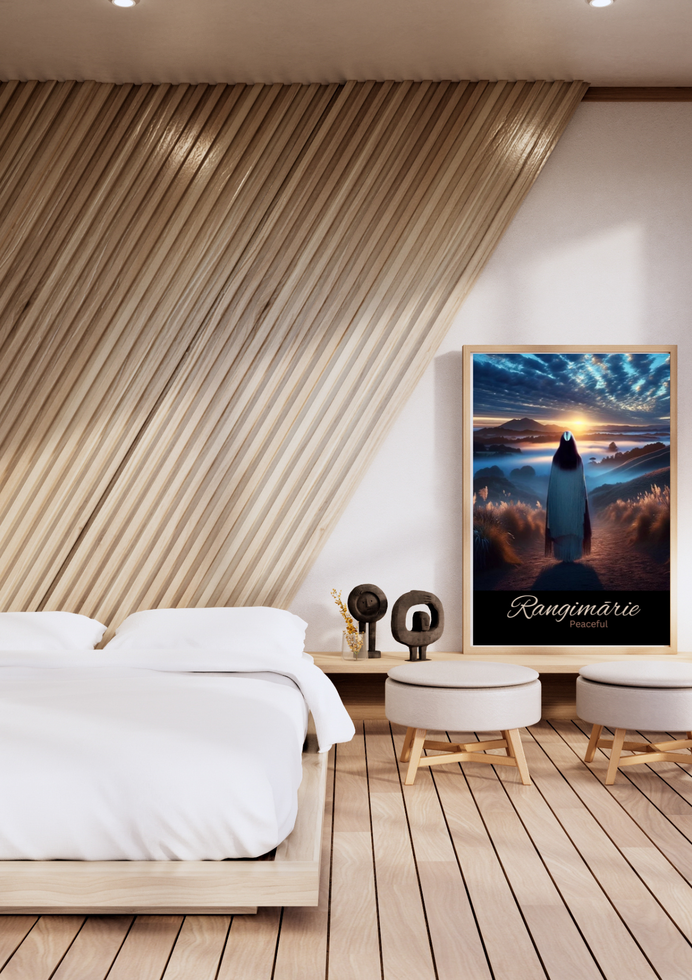 Rangimārie Māori Art Print